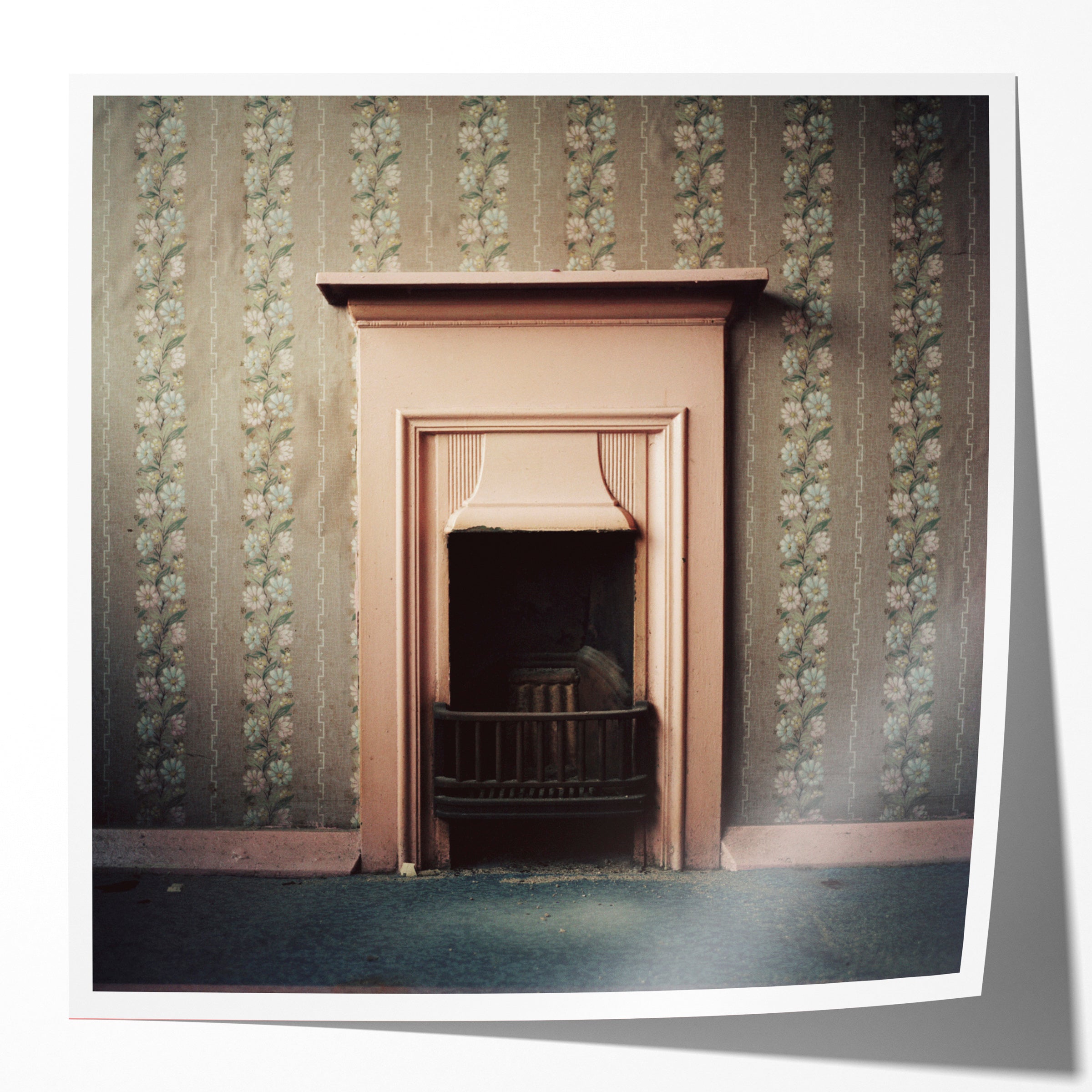 Fireplace, Quarry Hill Flats, Leeds, 1978