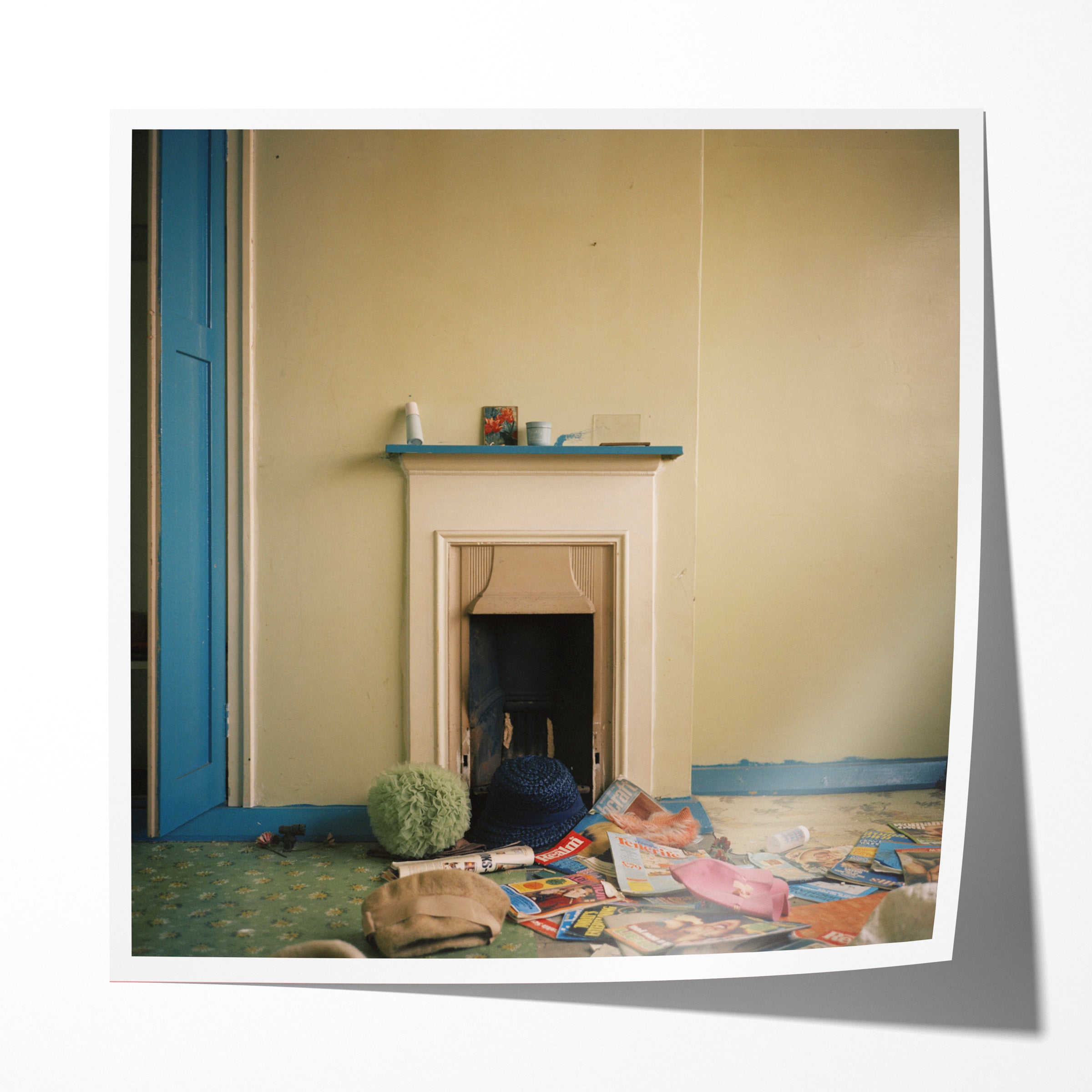 Fireplace, Quarry Hill Flats, Leeds, 1978