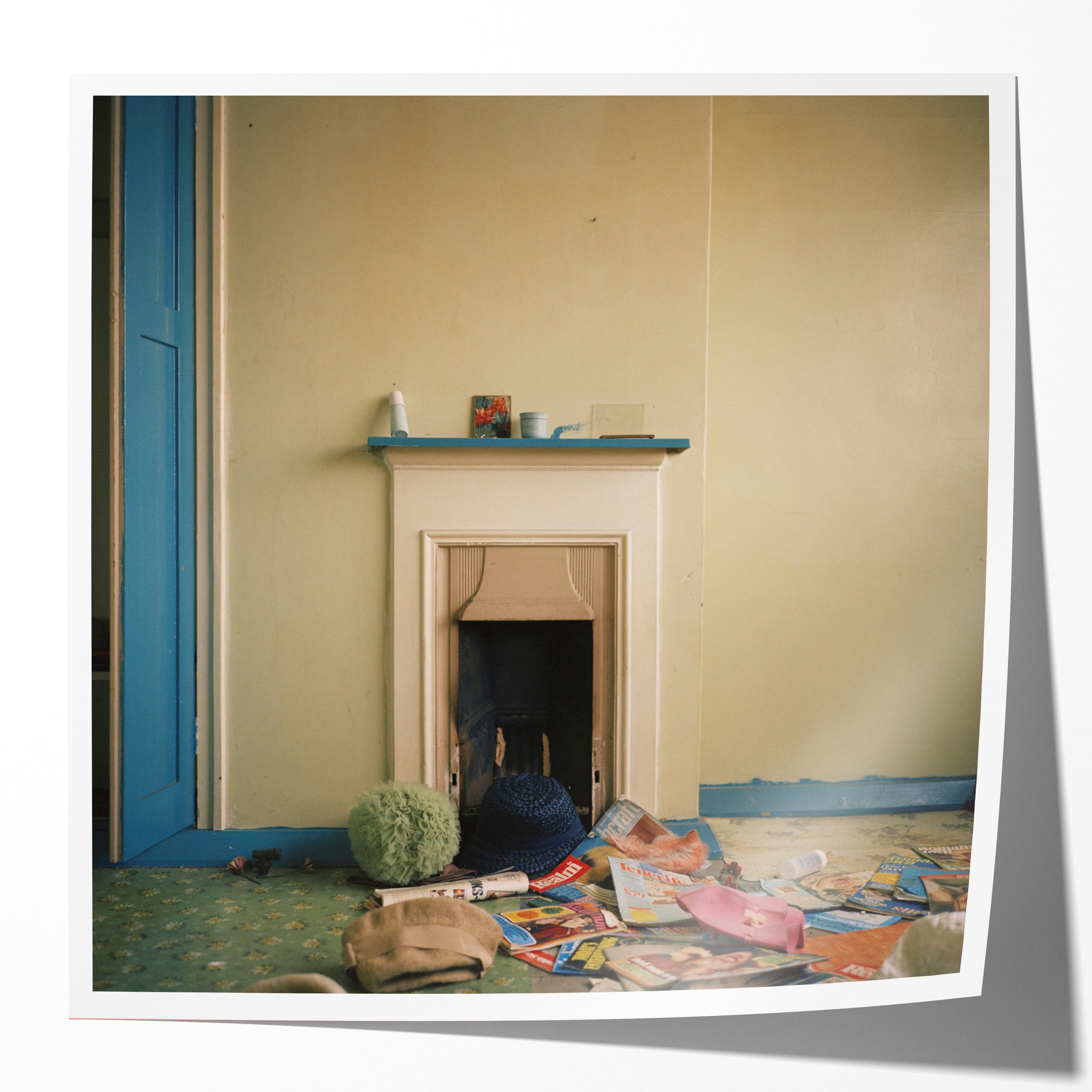 Fireplace, Quarry Hill Flats, Leeds, 1978