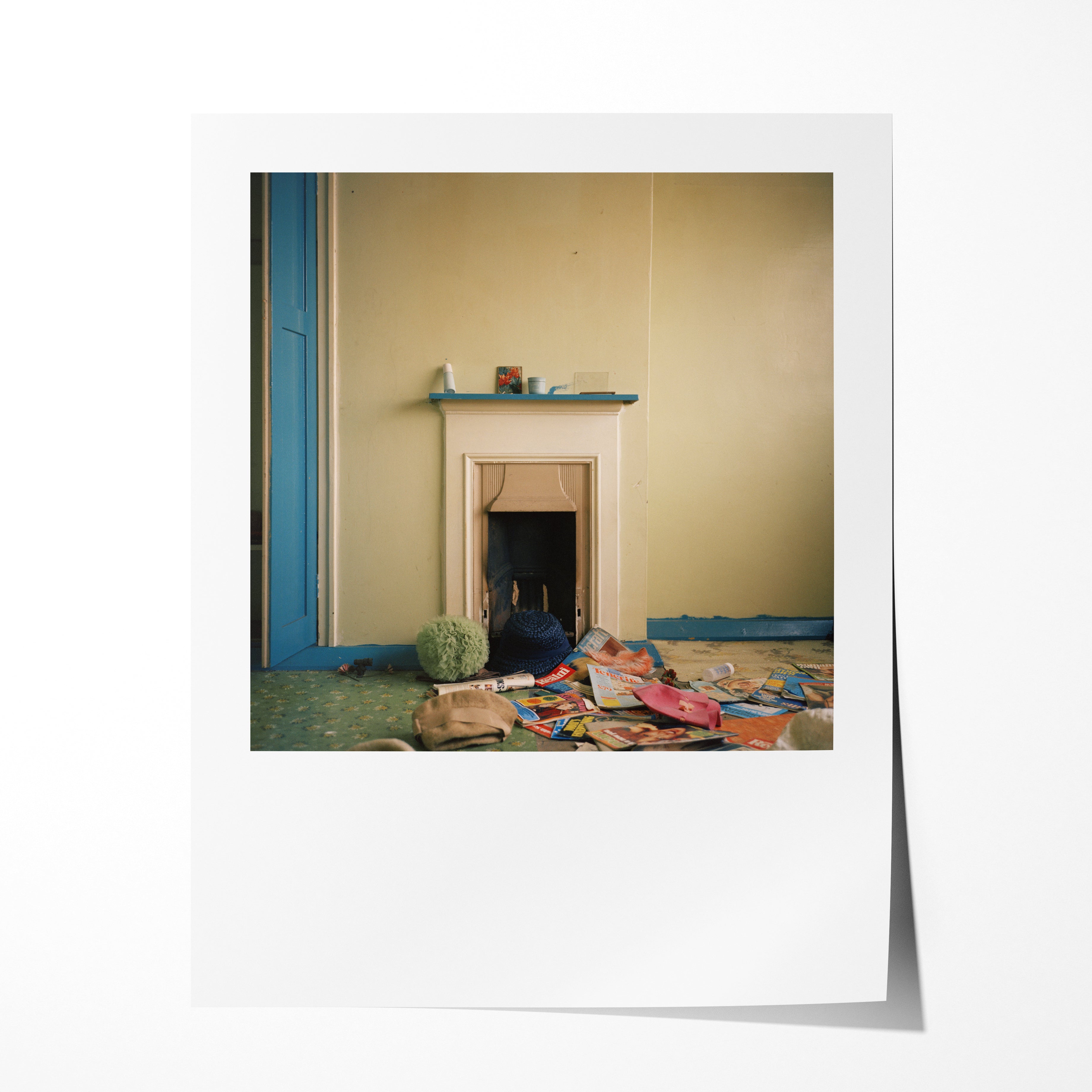 Fireplace, Quarry Hill Flats, Leeds, 1978