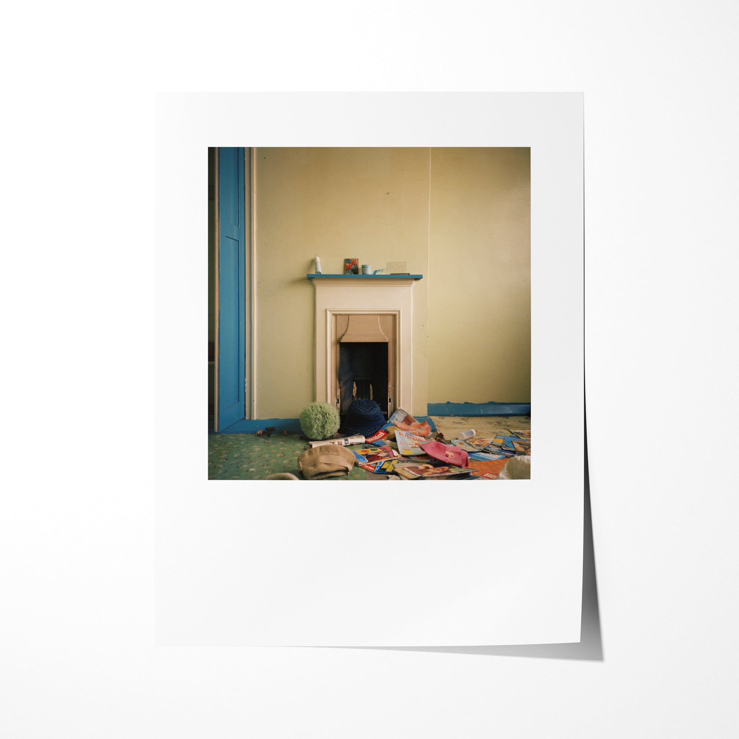 Fireplace, Quarry Hill Flats, Leeds, 1978