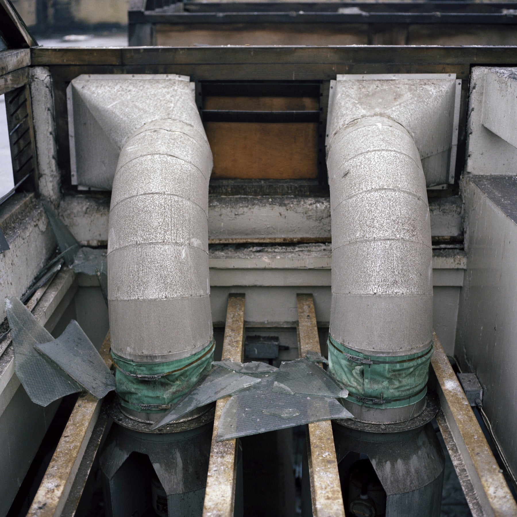 Ventilation Ducts, Quarry Hill Flats, Leeds, 1978 - 7x9" Print