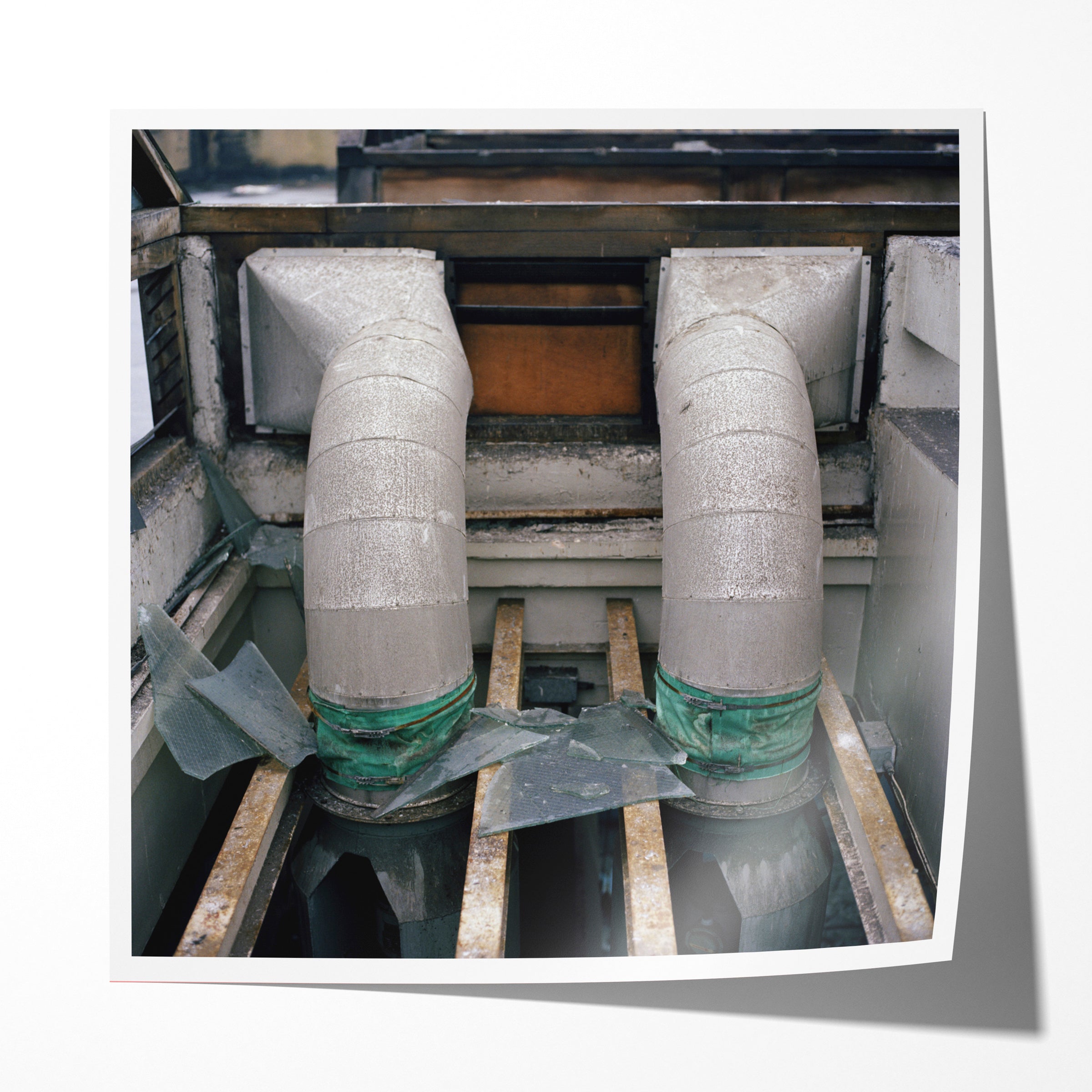 Ventilation Ducts, Quarry Hill Flats, Leeds, 1978