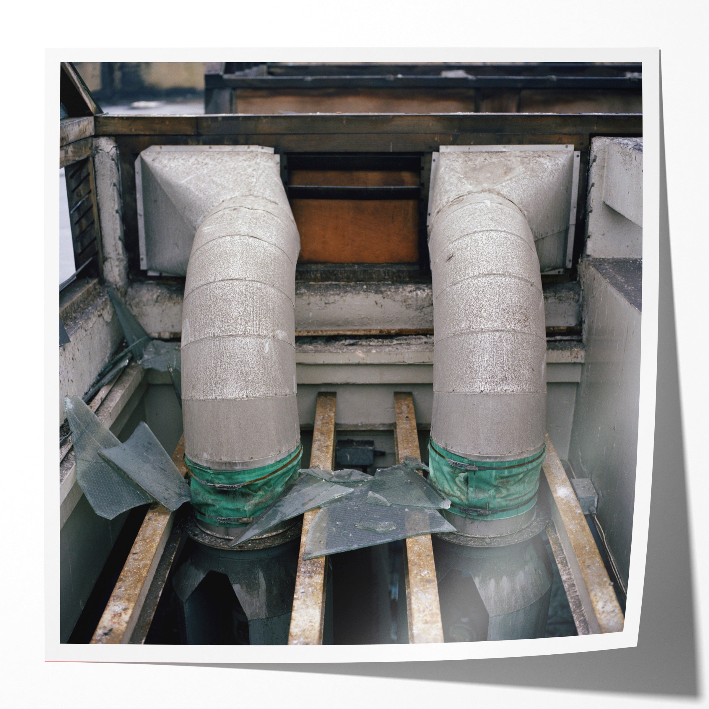 Ventilation Ducts, Quarry Hill Flats, Leeds, 1978