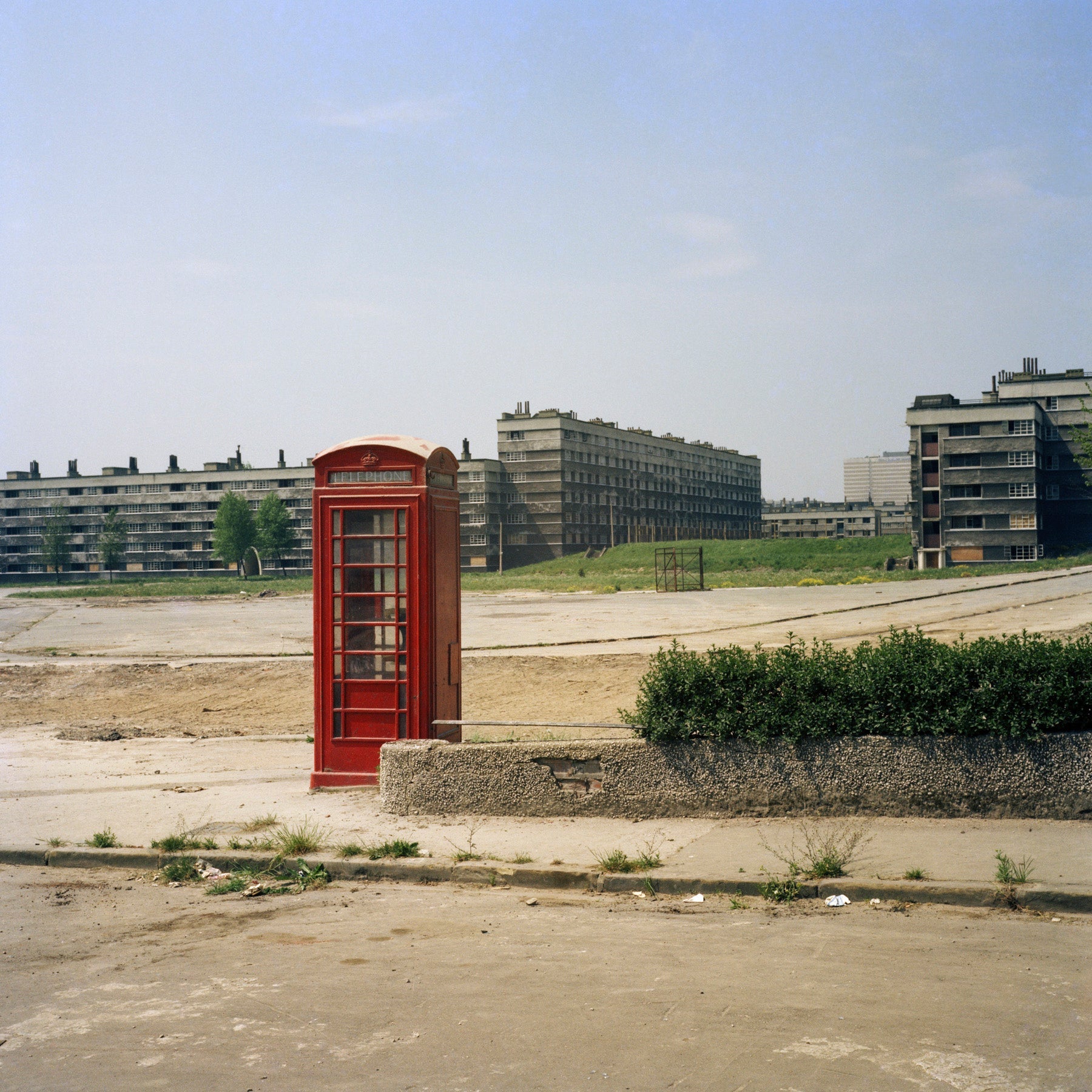 The Kitson House telephone, Quarry Hill Flats, Leeds, 1978 - 7x9" Print