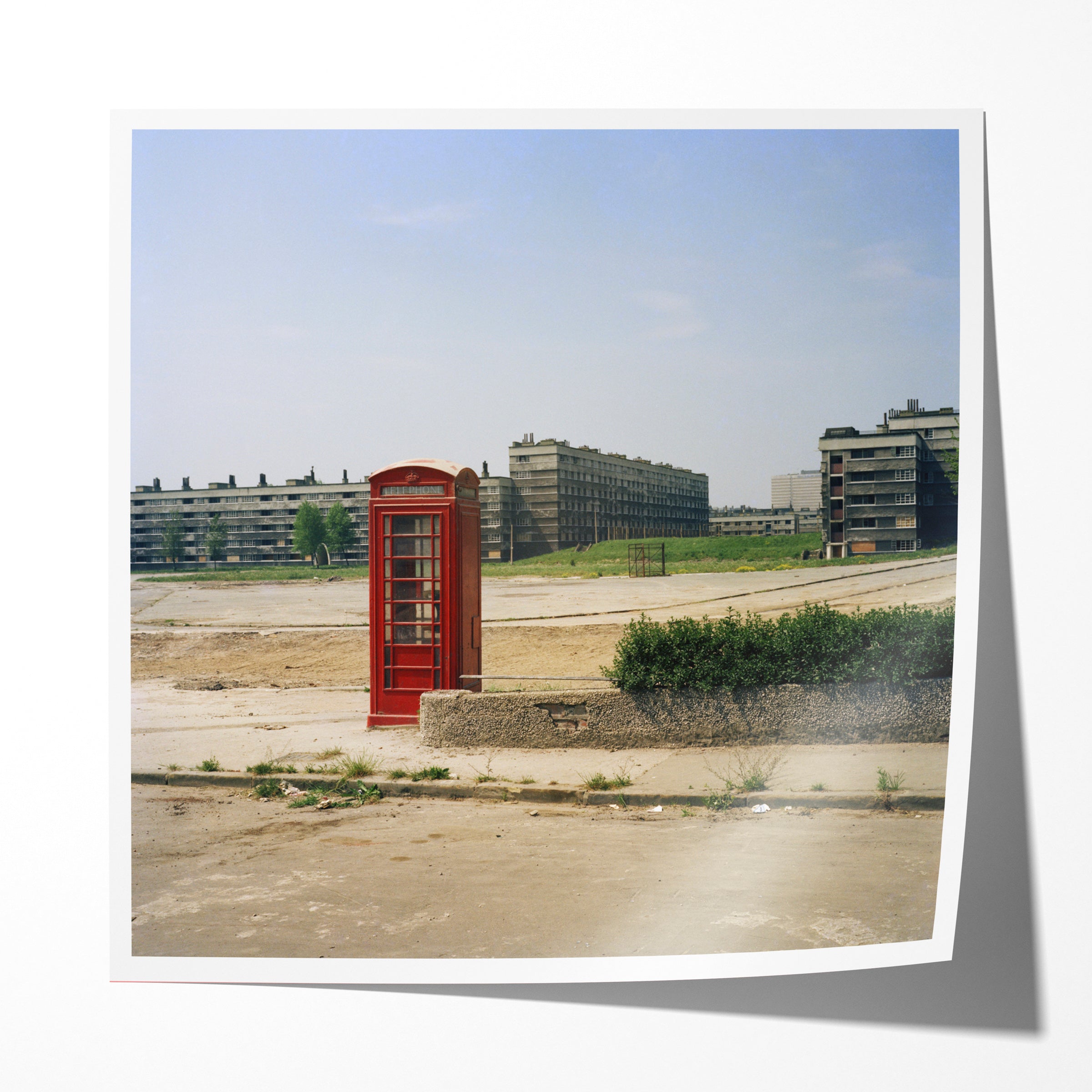 The Kitson House telephone, Quarry Hill Flats, Leeds, 1978