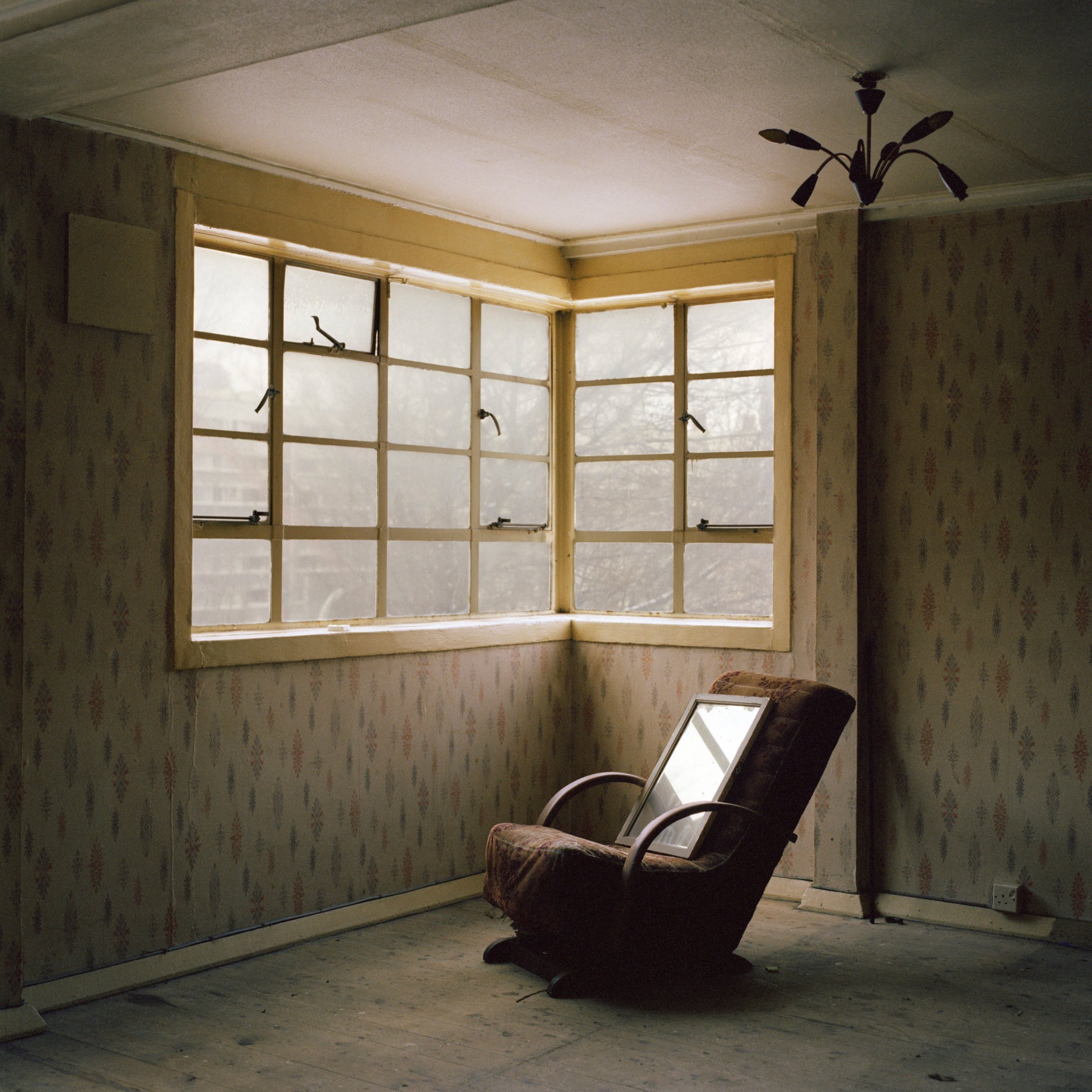 The chair, Priestly House Interior, Quarry Hill Flats, Leeds, 1978 - 7x9" Print