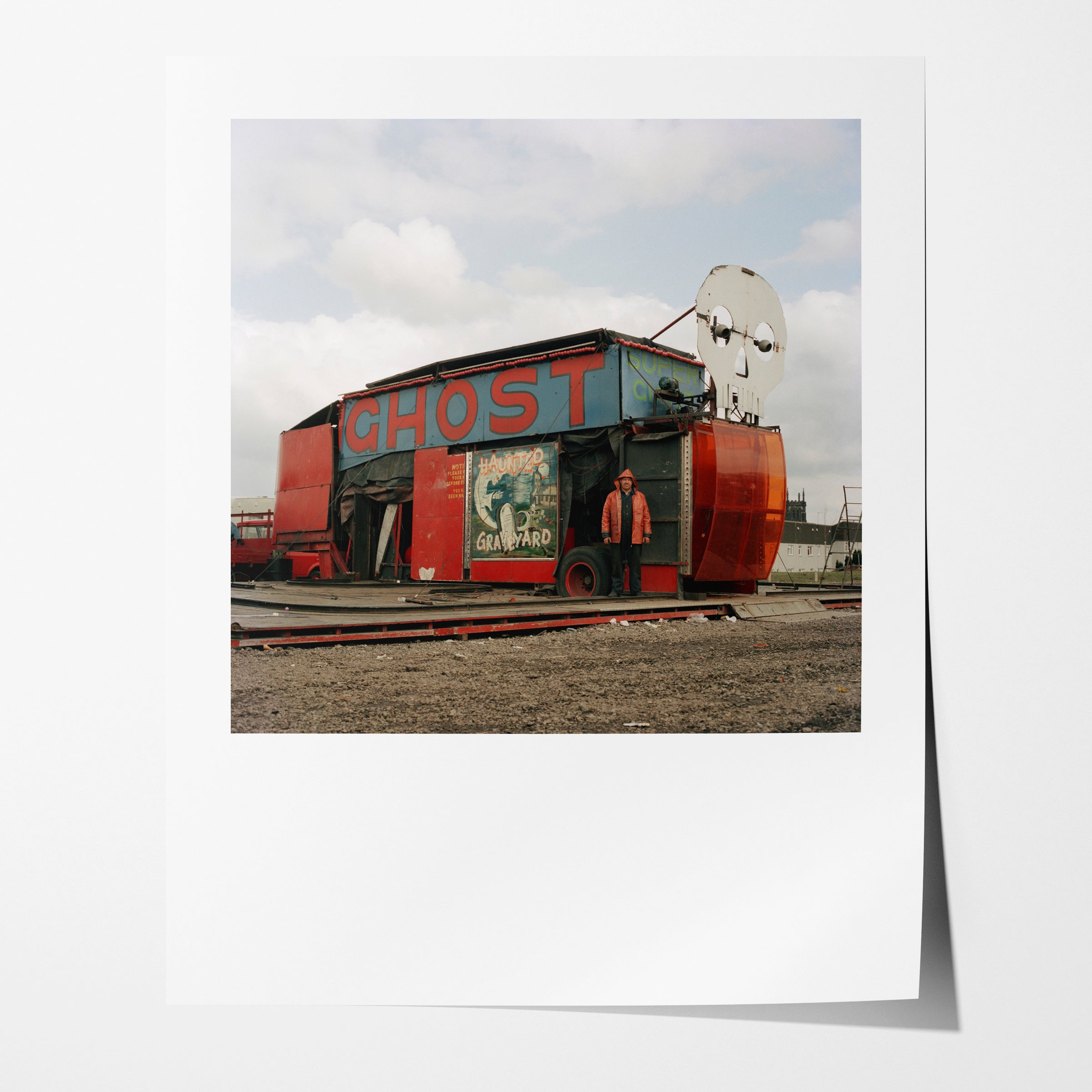 Francis Gavan, Ghost Train Ride, Woodhouse Moor, Leeds, Spring 1986