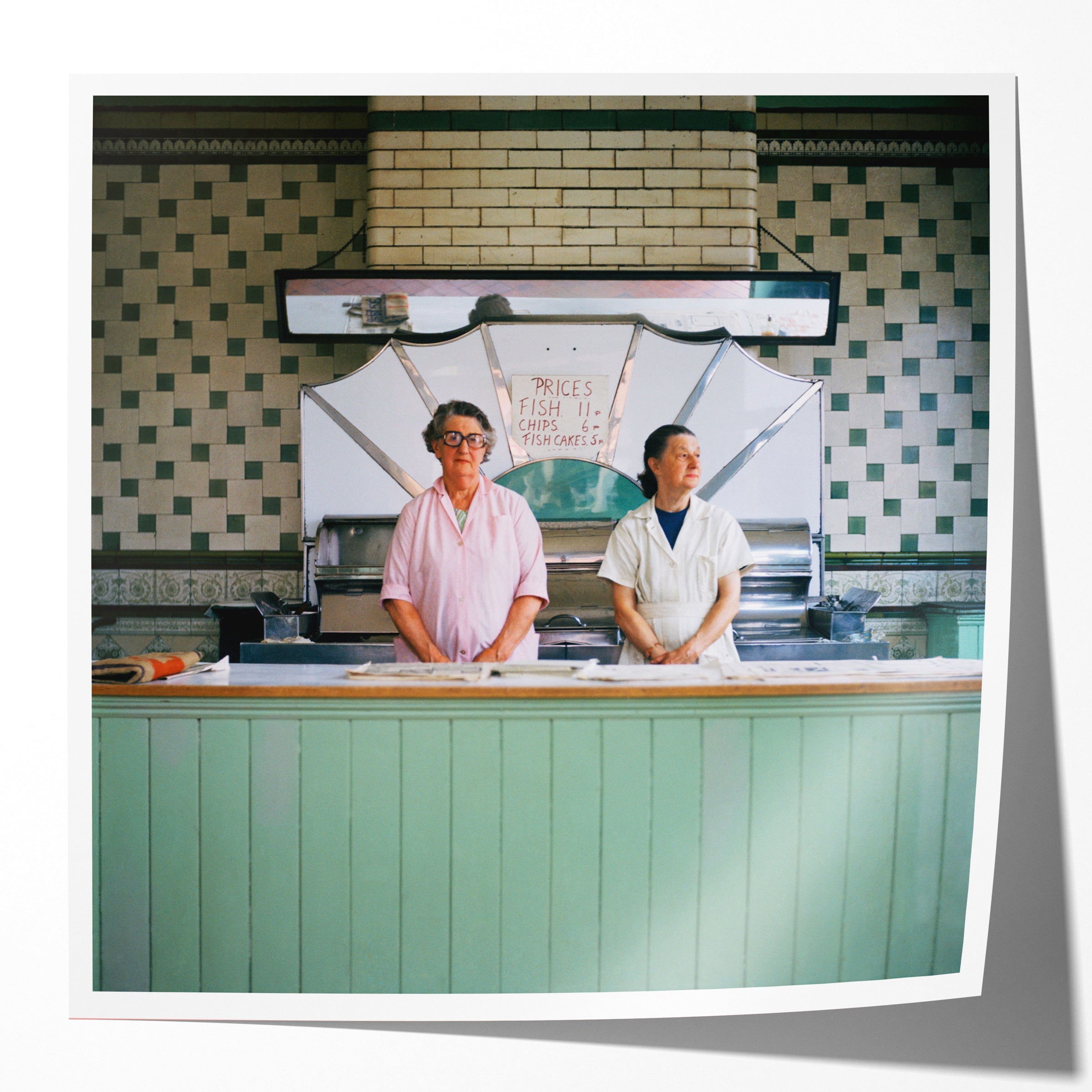 Mrs. Clayton and Mrs. Collins, Beck Road, Leeds, Summer 1974