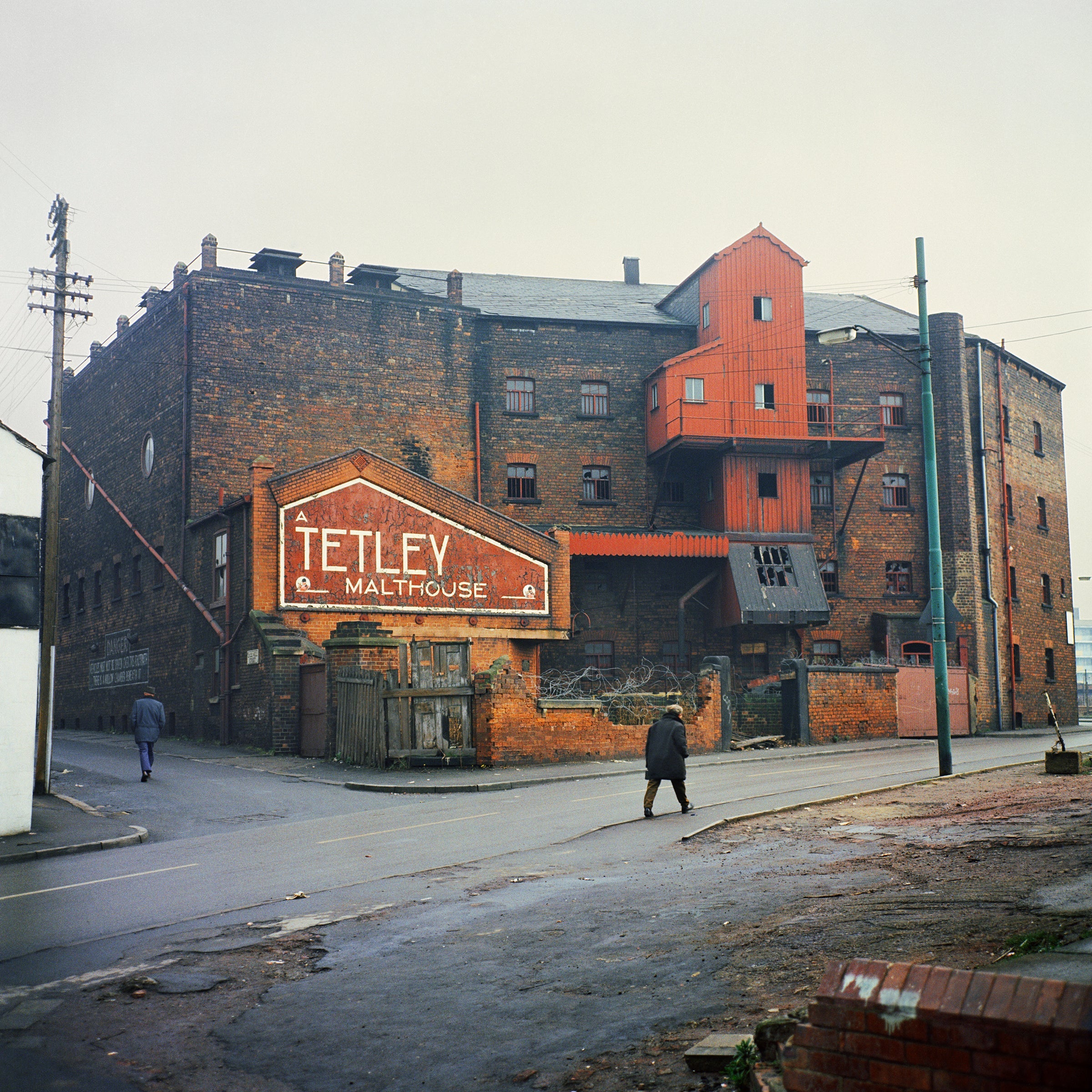 Tetley Malthouse, Mill Street, Leeds, Winter, 1973 - Reproduction Print