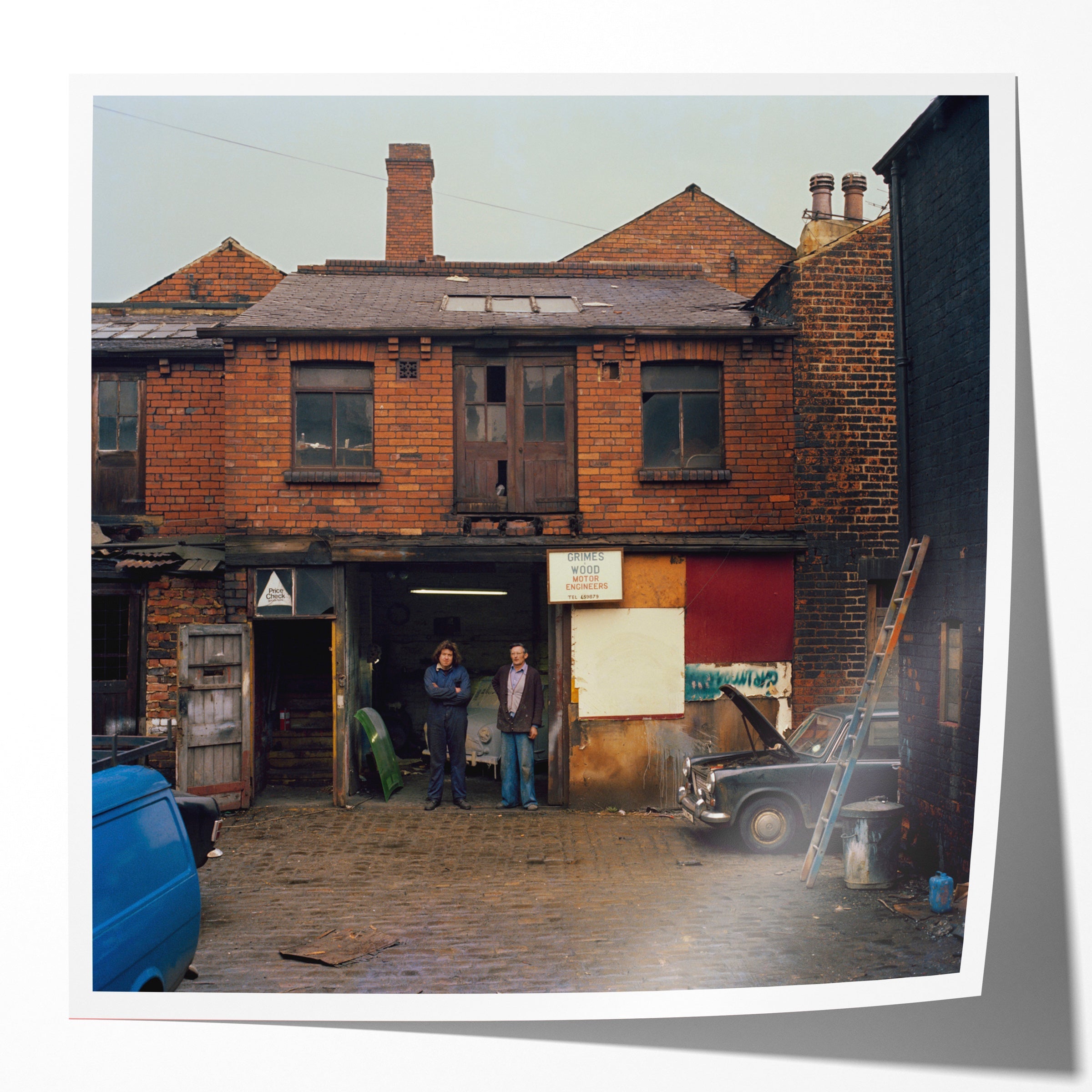 Grimes & Wood, Motor Engineers, Brumfits Yard, Craven Road, Leeds, Autumn 1978